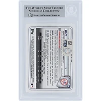 Anthony Volpe New York Yankees Autographié 2020 Bowman Chrome Prospects 1er Bowman #BCP-139 Beckett Fanatics a été témoin d'une carte authentifiée avec l'inscription « Go Yankees »