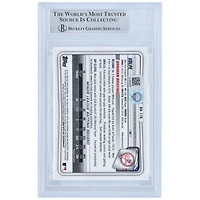 Anthony Volpe New York Yankees Autographié 2020 Bowman Draft Chrome #BD-178 Beckett Fanatics Witnessed Authenticated Card