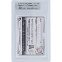 Anthony Volpe New York Yankees autographié 2020 Bowman Draft #BD-178 Beckett Fanatics Witnessed Authenticated Card