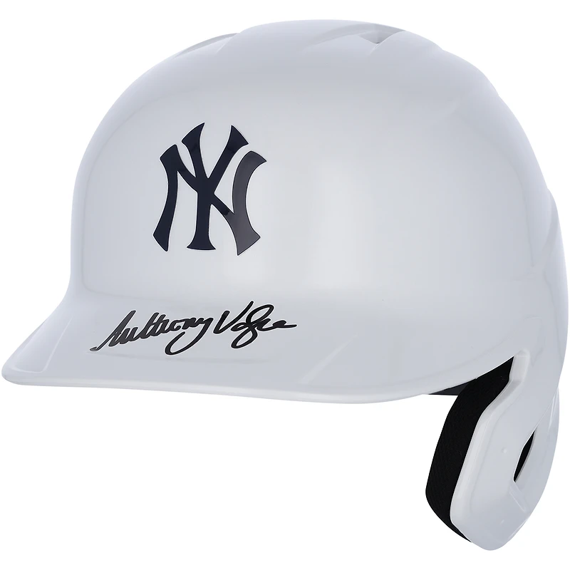 Casque de frappeur chromé alternatif autographié par Anthony Volpe des Yankees de New York - Exclusivité Fanatics