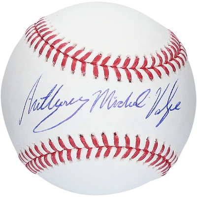 Anthony Volpe New York Yankees Baseball autographié avec inscription du nom complet