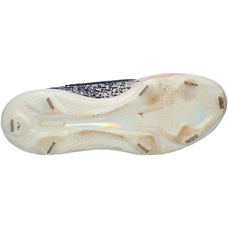 Chaussures adidas bleu marine/blanc dédicacées par Anthony Volpe des Yankees de New York lors de la saison 2024 de la MLB - RG13322116-17