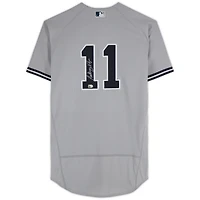 Maillot Nike authentique gris autographié par Anthony Volpe des Yankees de New York