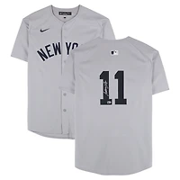 Maillot Nike gris dédicacé Yankee Anthony Volpe des Yankees de New York, édition limitée , 11 Anthony Volpe, AUT BB, 45860, AUTJERBSB, JRSYVO0041