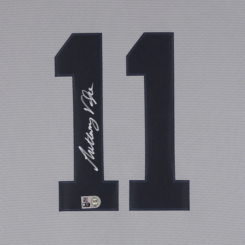 Anthony Volpe New York Yankees Autographed Gray Nike Replica Jersey