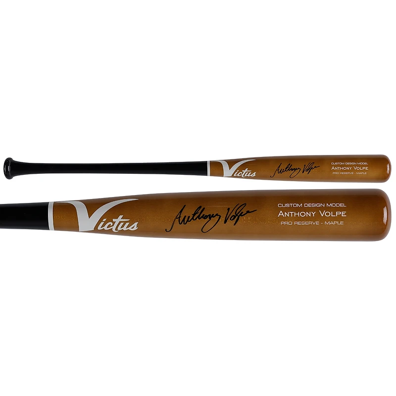 Batte de baseball Victus Game Model autographiée par Anthony Volpe des Yankees de New York