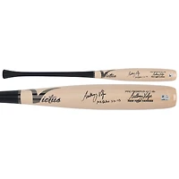 Batte de baseball Victus Game Model Torpedo autographiée par Anthony Volpe, des Yankees de New York, avec inscription « Débuts en MLB le 30 mars 1923 ».