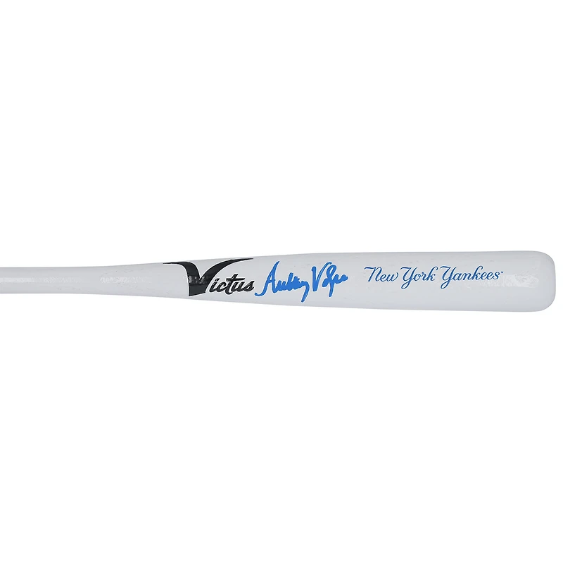 Anthony Volpe New York Yankees Autographed Victus Team ID Mini Bat