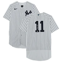 Maillot Nike blanc authentique autographié par Anthony Volpe des Yankees de New York
