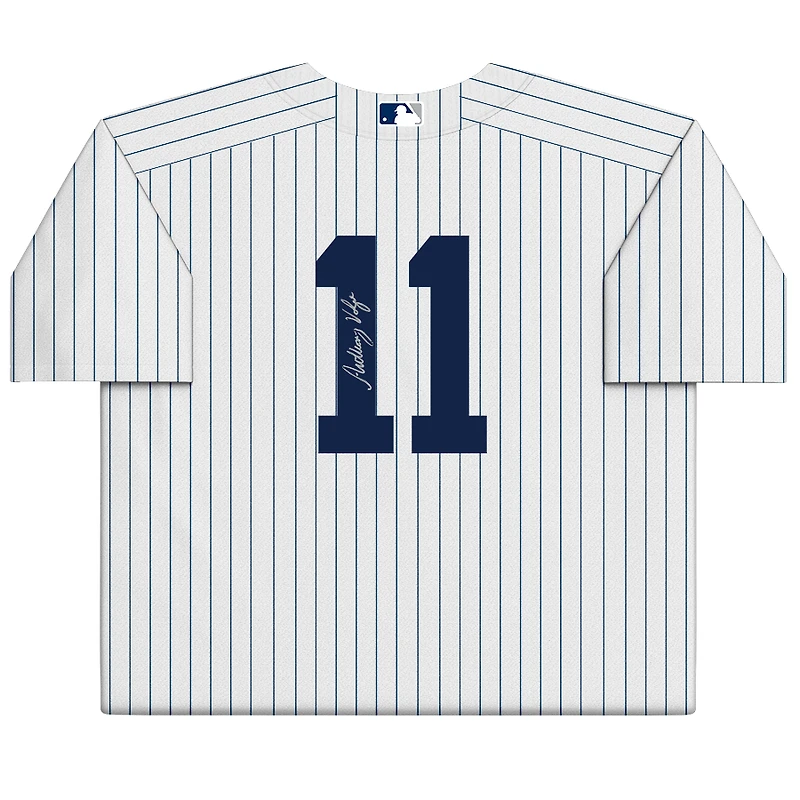 Maillot Nike blanc authentique autographié par Anthony Volpe des Yankees de New York