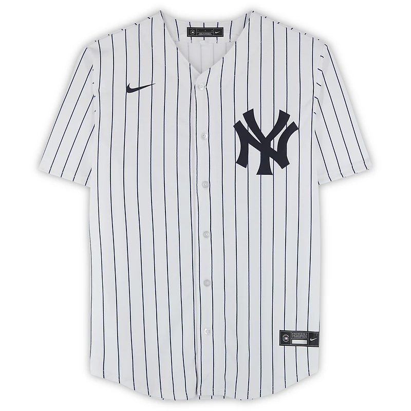 Anthony Volpe New York Yankees Autographed White Nike Replica Jersey with "Pride. Passion. Pinstripes." Inscription