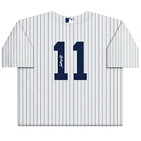 Maillot réplique Nike blanc autographié par Anthony Volpe des Yankees de New York