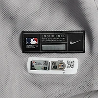 Maillot Nike gris n° 11 des Yankees de New York, Anthony Volpe, utilisé lors du match contre les Mets de New York, le 6 juillet 2025