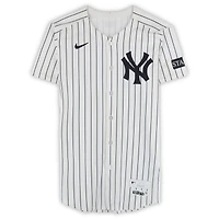 V106832 Yankee Anthony Volpe New York Yankees Match-Used # 11 Maillot à fines rayures blanches contre Baltimore Orioles le 22 juin 2025 11 Anthony Volpe UNS GU JERSEY 45840 COLGMUJER GUBBJR5312 #7