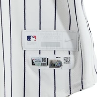 V106832 Yankee Anthony Volpe New York Yankees Match-Used # 11 Maillot à fines rayures blanches contre Baltimore Orioles le 22 juin 2025 11 Anthony Volpe UNS GU JERSEY 45840 COLGMUJER GUBBJR5312 #7