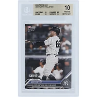 Austin Wells New York Yankees 2023 Topps Now 1st Career Homerun #899 BGS Authenticated 10 Rookie Card - 10,9.5,10,10 Subgrades