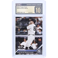 V106832 Yankee Austin Wells New York Yankees 2023 Topps lance maintenant le premier home run MLB de sa carrière #899 CGC Carte recrue authentifiée et vierge 10 28 Austin Wells UNS TPP CARTES À ÉCHANGER 45664 COLTRC CC01BB1621 #161