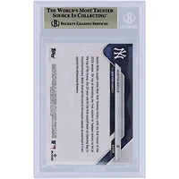 Austin Wells New York Yankees 2025 Topps maintenant le 1er coup de circuit en tête de la journée d'ouverture dans l'histoire des Yankees #8 BGS Carte authentifiée 9.5