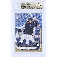 Austin Wells New York Yankees 2025 Topps Now Road To Opening Day Gold Foil #OD-28 #/50 BGS Authenticated 10 Card - 10,9.5,10,10 Subgrades