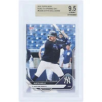 Carte Austin Wells des Yankees de New York 2025 Topps Now Road to Opening Day #OD-28, authentifiée BGS 9.5