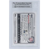 Austin Wells New York Yankees Autographed 2020 Bowman Chrome Draft Refractor #BD-56 Beckett Fanatics Witnessed Authenticated Card