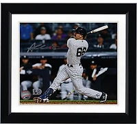Austin Wells New York Yankees Autographed 8" x 10" White Jersey Swinging Photograph