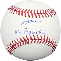 Austin Wells New York Yankees Autographed Baseball with "Pride. Passion. Pinstripes." Inscription