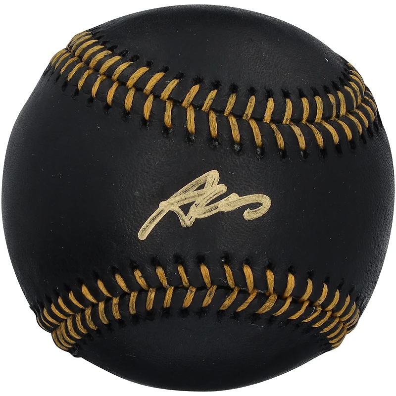 Austin Wells New York Yankees Autographed Black Leather Baseball