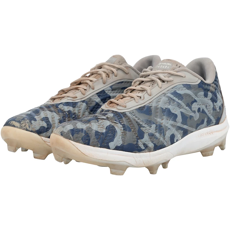 V106832 Yankee Austin Wells New York Yankees Crampons New Balance bleu marine dédicacés utilisés lors du match contre les Pirates de Pittsburgh le 27 septembre 2024 28 Austin Wells AUTGU SHOE 45735 AUTGMUEQU GUBBSH1876 #5
