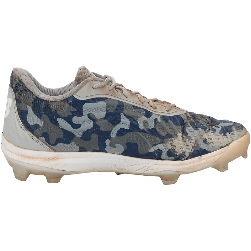 V106832 Yankee Austin Wells New York Yankees Crampons New Balance bleu marine dédicacés utilisés lors du match contre les Pirates de Pittsburgh le 27 septembre 2024 28 Austin Wells AUTGU SHOE 45735 AUTGMUEQU GUBBSH1876 #5