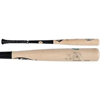 Batte de baseball Louisville Slugger beige/noire dédicacée par Austin Wells des Yankees de New York lors de la saison 2024 de la MLB - RG13313804