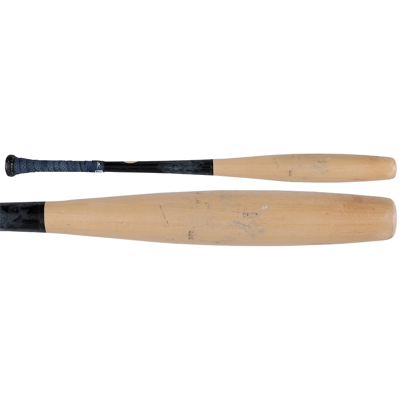 Austin Wells New York Yankees Autographed Game-Used Tan/Black Louisville Slugger Broken Bat vs. Baltimore Orioles on April 30, 2025