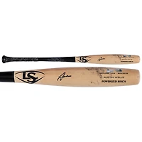 Austin Wells New York Yankees Autographed Game-Used Tan/Black Louisville Slugger Broken Bat vs. San Diego Padres on May 6, 2025