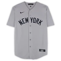 Maillot réplique gris Nike autographié d'Austin Wells, Yankees de New York