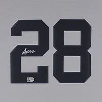 Austin Wells New York Yankees Autographed Gray Nike Replica Jersey