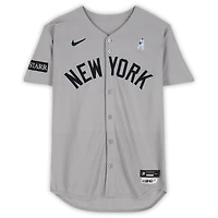 Austin Wells New York Yankees Autographed Player-Worn #28 Gray Jersey vs. Boston Red Sox on June 15, 2025