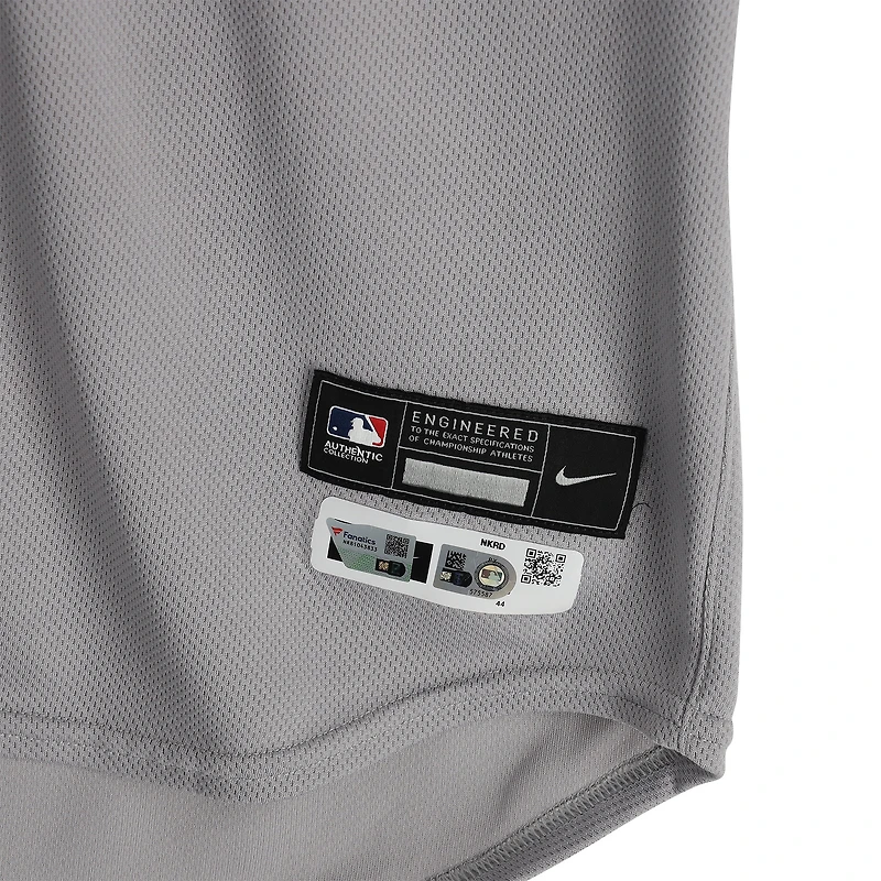Austin Wells New York Yankees Autographed Player-Worn #28 Gray Jersey vs. Boston Red Sox on June 15, 2025