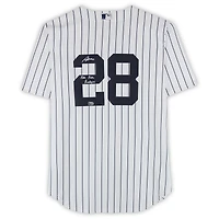Austin Wells New York Yankees Autographed White Nike Replica Jersey with "Pride. Passion. Pinstripes." Inscription