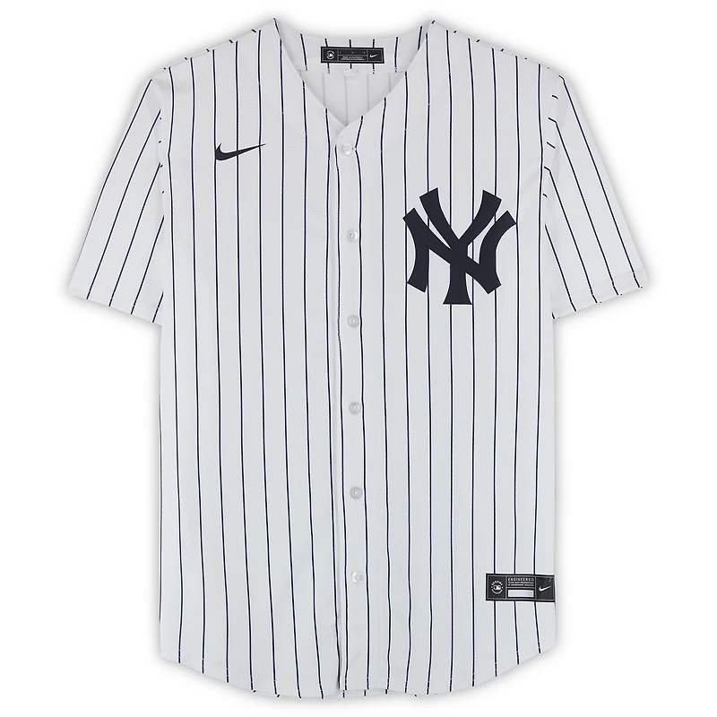 Austin Wells New York Yankees Autographed White Nike Replica Jersey with "Pride. Passion. Pinstripes." Inscription