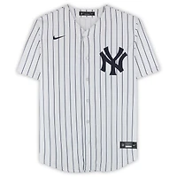 Austin Wells New York Yankees Autographed White Nike Replica Jersey with "Pride. Passion. Pinstripes." Inscription