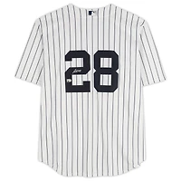 Austin Wells New York Yankees Autographed White Nike Replica Jersey