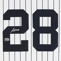 Austin Wells New York Yankees Autographed White Nike Replica Jersey