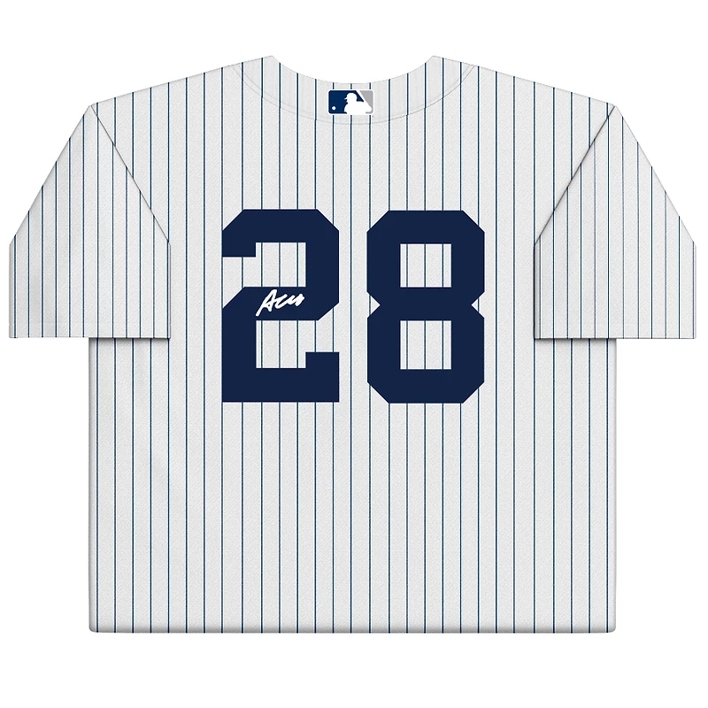 Austin Wells New York Yankees Autographed White Nike Replica Jersey