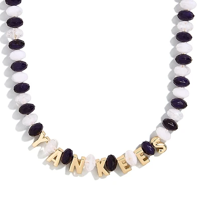 Collier de perles BaubleBar New York Yankees
