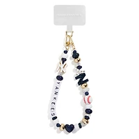 Porte-clés de téléphone en perles BaubleBar New York Yankees