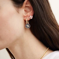 Ensemble de boucles d'oreilles créoles BaubleBar New York Yankees
