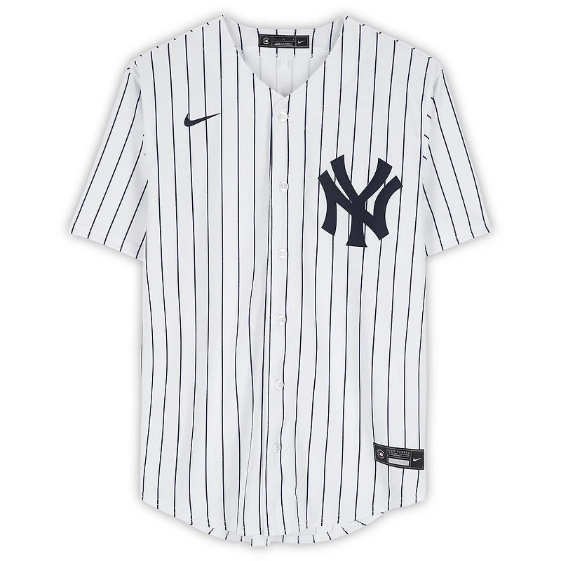 Ben Rice New York Yankees Autographed White Nike Replica Jersey