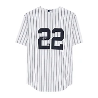 Ben Rice New York Yankees Autographed White Nike Replica Jersey