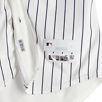 Ben Rice New York Yankees Player-Worn #22 White Pinstripe Jersey vs. Texas Rangers on May 7, 2026