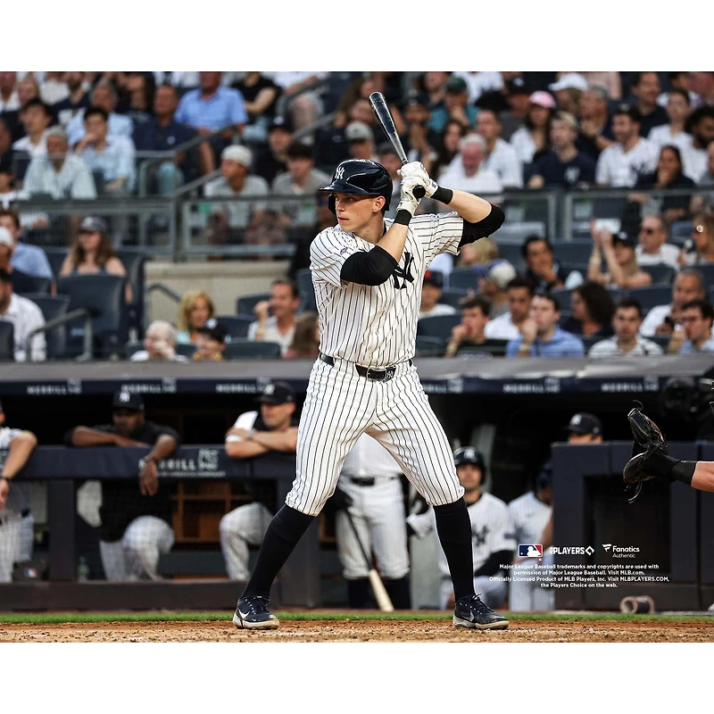 Photo non signée de Ben Rice, lanceur des Yankees New York, lors ses débuts en MLB